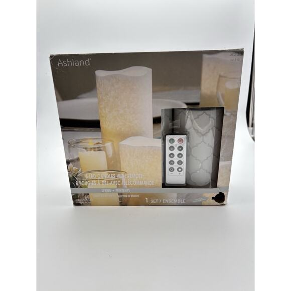 Ashland Other - Ashland Candle Collection 8 LED Candles with Remote, New In Box.